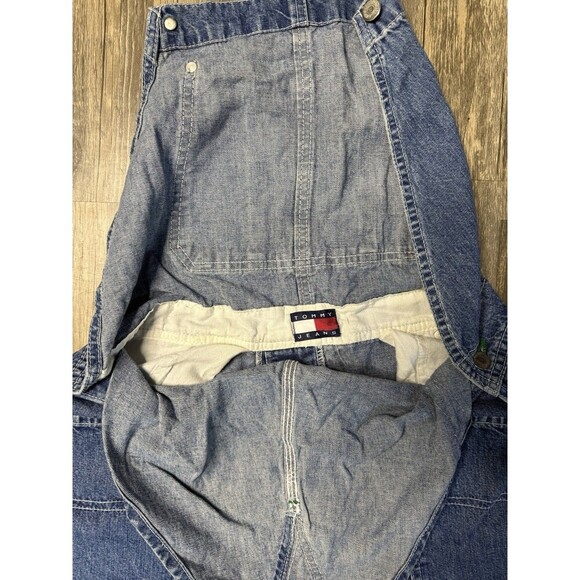 Vintage Tommy Hilfiger 90’s Vtg Jean Denim Overalls- Please Read - Picture 8 of 12